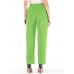 Women Casual Pure Color High Waist Elastic Waist Pants Women Casual Pure Color High Waist Elastic Waist Pants