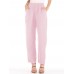 Women Casual Pure Color High Waist Elastic Waist Pants Women Casual Pure Color High Waist Elastic Waist Pants