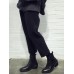 Women Casual Solid Color Winter Straight High Waist Trousers Pants Women Casual Solid Color Winter Straight High Waist Trousers Pants