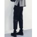 Women Casual Solid Color Winter Straight High Waist Trousers Pants Women Casual Solid Color Winter Straight High Waist Trousers Pants