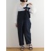 Women Japanese Style Cotton Linen Bow Shoulder Trouser Pants Women Japanese Style Cotton Linen Bow Shoulder Trouser Pants