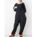 Women Japanese Style Cotton Linen Bow Shoulder Trouser Pants Women Japanese Style Cotton Linen Bow Shoulder Trouser Pants