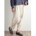 M-5XL Women Casual Loose Pure Color Elastic Waist Corduroy Pants M-5XL Women Casual Loose Pure Color Elastic Waist Corduroy Pants