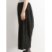 M-5XL Women Casual Pure Color Elastic Waist Cotton Pants M-5XL Women Casual Pure Color Elastic Waist Cotton Pants
