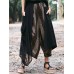 Vintage Women Elastic Waist Striped Wide Leg Pants Vintage Women Elastic Waist Striped Wide Leg Pants