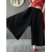 Women Solid Color Elastic Waist Casual Loose Pants Women Solid Color Elastic Waist Casual Loose Pants