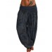 Women Casual Loose Floral Print High Waist Wide Leg Pants Women Casual Loose Floral Print High Waist Wide Leg Pants