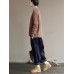 M-5XL Women Loose Pure Color Elastic Waist Corduroy Pants M-5XL Women Loose Pure Color Elastic Waist Corduroy Pants