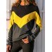 Casual Women Patchwork O-neck Long Sleeve T-shirts Casual Women Patchwork O-neck Long Sleeve T-shirts