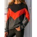 Casual Women Patchwork O-neck Long Sleeve T-shirts Casual Women Patchwork O-neck Long Sleeve T-shirts